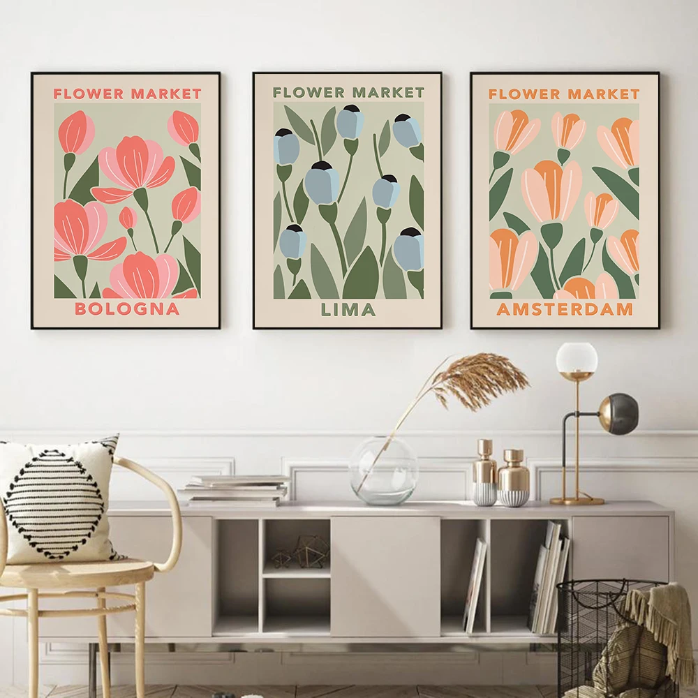Abstract Flower Market Vintage Watercolor Wall Art Canvas Painting Nordic Posters And Prints Wall Pictures For Living Room Decor 
Abstract Flower Market Vintage Watercolor Wall Art Canvas Painting Nordic Posters And Prints Wall Pictures For Living Room Decor