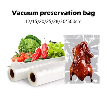 2Pcs Vacuum Food Sealer Bags Roll Storage Bag For kitchen Packaging Sealing Machine Fresh Keeping 15 20 25 28 30 *500cm BPA Free
2Pcs Vacuum Food Sealer Bags Roll Storage Bag For kitchen Packaging Sealing Machine Fresh Keeping 15 20 25 28 30 *500cm BPA Free