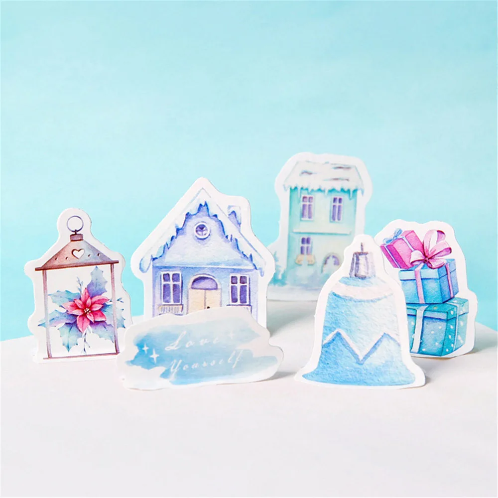 46pcs Cute Winter Paper Sticker Kawaii Stationery DIY Scrapbooking Dairy Album Decorations Packaging Label Sealing Stickers
46pcs Cute Winter Paper Sticker Kawaii Stationery DIY Scrapbooking Dairy Album Decorations Packaging Label Sealing Stickers