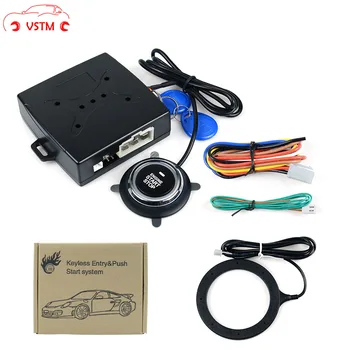 Car Alarm Car Engine Push Start Button RFID Lock Ignition Starter Keyless Entry Start Stop Immobilizer Anti-theft System Car Kit
Car Alarm Car Engine Push Start Button RFID Lock Ignition Starter Keyless Entry Start Stop Immobilizer Anti-theft System Car Kit