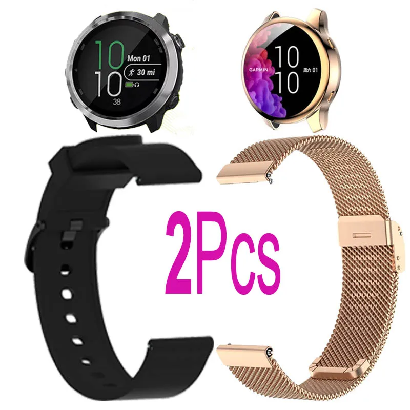 Milanese Metal Watchband For Garmin Forerunner 645 245M 245 Music Move 3/Luxe/Style Vivoactive 3 Watch Strap 20mm 22mm Wristband
Milanese Metal Watchband For Garmin Forerunner 645 245M 245 Music Move 3/Luxe/Style Vivoactive 3 Watch Strap 20mm 22mm Wristband