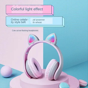 New Style Cat Ear Wireless Bluetooth Headphone Soft Headset Bluetooth Card Instert 
New Style Cat Ear Wireless Bluetooth Headphone Soft Headset Bluetooth Card Instert