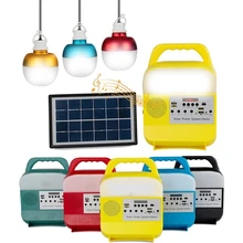 Portable Generator Solar Outdoor Camping Light Bulb with Radio FM MP3 Music Bluetooth-compatible Power Bank Solar LED Lighting
Portable Generator Solar Outdoor Camping Light Bulb with Radio FM MP3 Music Bluetooth-compatible Power Bank Solar LED Lighting