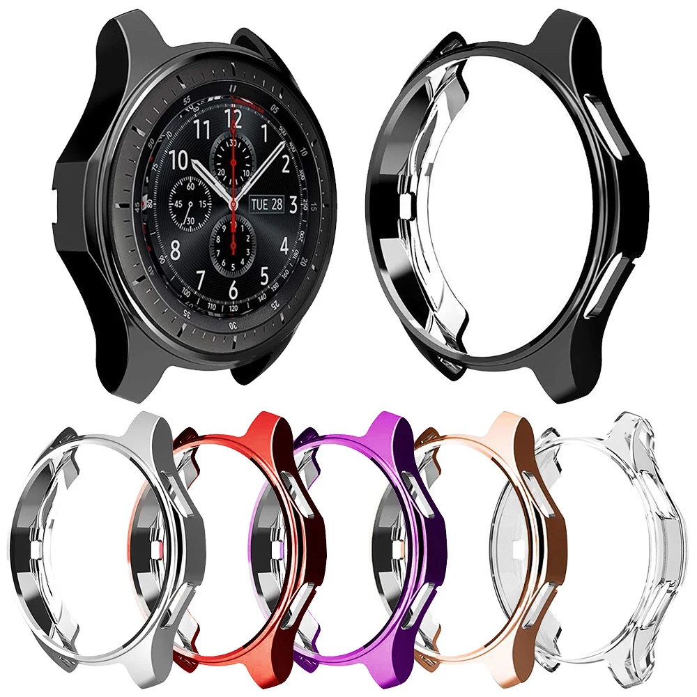 Soft TPU Protective Shell Cover for Samsung Galaxy Watch 3 Case 41mm 45mm/46mm/42mm Bumper Lightweight TPU Frame Accessories
Soft TPU Protective Shell Cover for Samsung Galaxy Watch 3 Case 41mm 45mm/46mm/42mm Bumper Lightweight TPU Frame Accessories