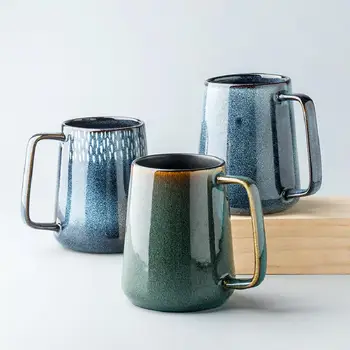 European Style Large Capacity Ceramic Water Cup Simple Couple Mug Large Nordic Retro Coffee Cup Big Belly Cup
European Style Large Capacity Ceramic Water Cup Simple Couple Mug Large Nordic Retro Coffee Cup Big Belly Cup