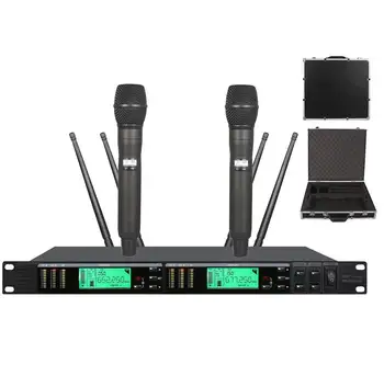 True diversity Karaoke Wireless Vocal Microphone uhf Stage Dual Cordless Microphone System 150 meters range
True diversity Karaoke Wireless Vocal Microphone uhf Stage Dual Cordless Microphone System 150 meters range