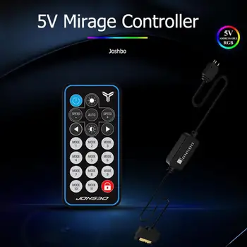 Jonsbo 5V 3Pin AURA RGB Fan Controller PC Case Light Stripe Remote Control Computer cooling system accessories
Jonsbo 5V 3Pin AURA RGB Fan Controller PC Case Light Stripe Remote Control Computer cooling system accessories
