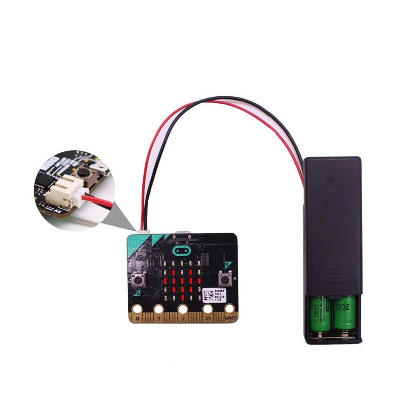 2pcs/lot Micro:bit Battery Holder Case Battery Cover Box Shell 3V PH2.0 Interface for Microbit AAA Batteries with 158MM Cable
2pcs/lot Micro:bit Battery Holder Case Battery Cover Box Shell 3V PH2.0 Interface for Microbit AAA Batteries with 158MM Cable