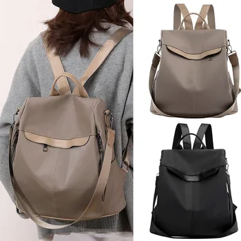 Backpack Female Wild Fashion Canvas Waterproof Anti-theft Dual-use Shoulder Bag рюкзак рюкзак женский bag mochila сумка new 
Backpack Female Wild Fashion Canvas Waterproof Anti-theft Dual-use Shoulder Bag рюкзак рюкзак женский bag mochila сумка new