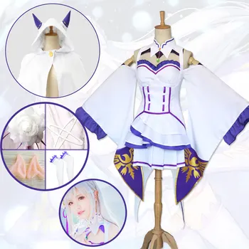 Anime Re Life In A Different World From Zero Emilia Cosplay Costume Set With Wig And Cloak For Children Kids Toys - XL L M S XS
Anime Re Life In A Different World From Zero Emilia Cosplay Costume Set With Wig And Cloak For Children Kids Toys - XL L M S XS