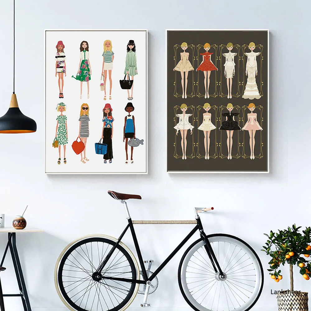 Fashion Figure Painting on The Wall Quadro Poster Nordic Style Decorative Picture Decor for Home Metal Organic Glass Frame
Fashion Figure Painting on The Wall Quadro Poster Nordic Style Decorative Picture Decor for Home Metal Organic Glass Frame