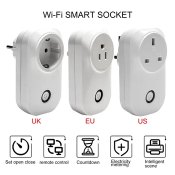 Wirless Control Wifi Smart Socket Time APP Control EU/US/UK Plug Drop Shipping
Wirless Control Wifi Smart Socket Time APP Control EU/US/UK Plug Drop Shipping