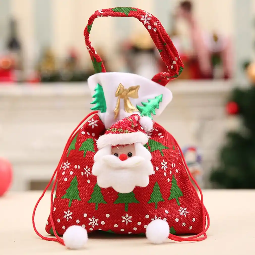 cute christmas gift bags candy bag santa claus snowman design