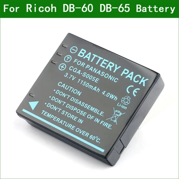 

DB-60 DB-65 BJ-6 Digital Camera Battery for Ricoh Caplio R3 R30 R4 R40 R5 G600 G700 G800 GX200 GX100 WG-M1 GR Digital II III IV