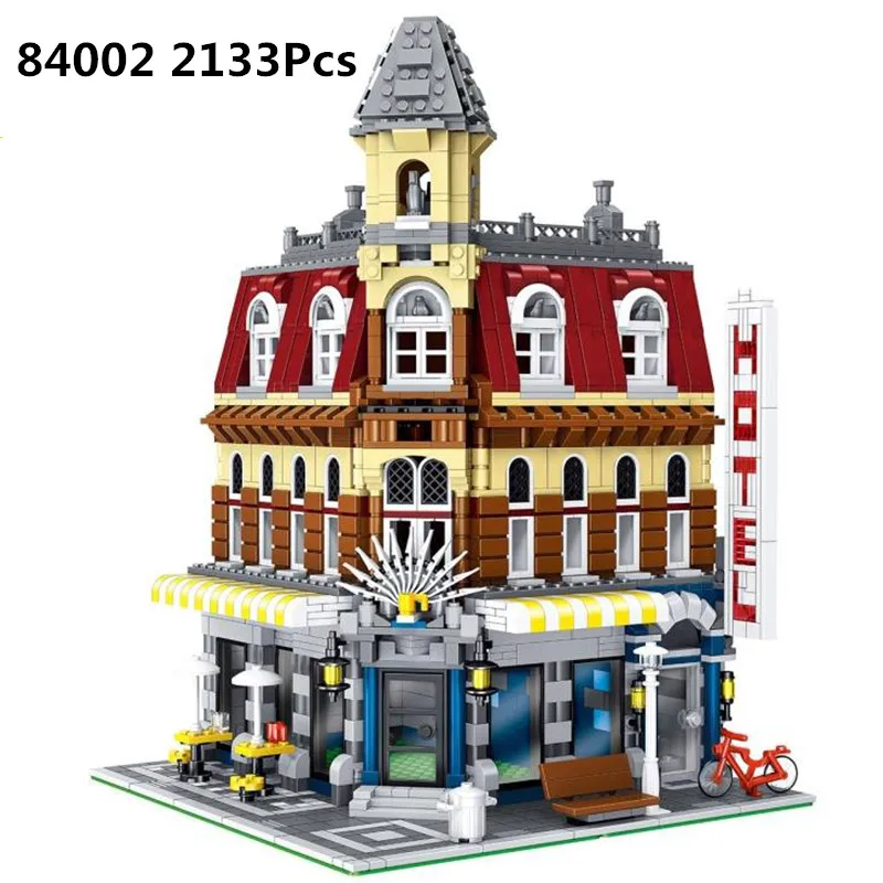 2133Pcs City Cafe Corner Model Building Kits Blocks Bricks DIY Blocks Compatible 10182 Toys For Children Christmas gift
2133Pcs City Cafe Corner Model Building Kits Blocks Bricks DIY Blocks Compatible 10182 Toys For Children Christmas gift