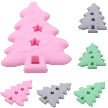 1pc Candy Color Christmas Tree Silicone Teethers Baby Ring Teether Silicone Chew Charms Baby Teething Gift Toddler Toys
1pc Candy Color Christmas Tree Silicone Teethers Baby Ring Teether Silicone Chew Charms Baby Teething Gift Toddler Toys