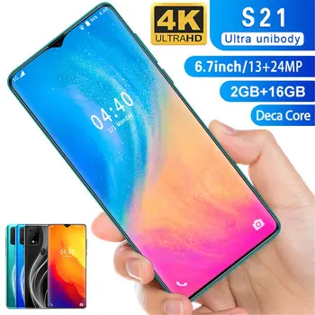 S21 Plus 6.7 "Water Drop Screen 2 + 16GB True Fingerprint Mobile Phone Real Fingerprint Face Recognition Android 6.0 System
S21 Plus 6.7 "Water Drop Screen 2 + 16GB True Fingerprint Mobile Phone Real Fingerprint Face Recognition Android 6.0 System