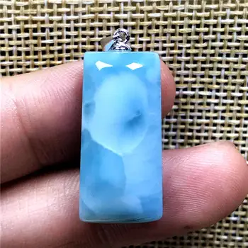 Natural Blue Larimar Necklace Pendant For Women Man 26x12x7mm Rectangle Beads 925 Silver Crystal Dominica Stone Jewelry AAAAA
Natural Blue Larimar Necklace Pendant For Women Man 26x12x7mm Rectangle Beads 925 Silver Crystal Dominica Stone Jewelry AAAAA