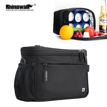 Rhinowalk Bike Cooler Handlebar Bag Insulation Multifunction Bicycle Front Tube Bag with Touch Screen Shoulder Strap Raincover
Rhinowalk Bike Cooler Handlebar Bag Insulation Multifunction Bicycle Front Tube Bag with Touch Screen Shoulder Strap Raincover