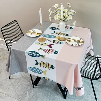 Decorative tablecloth in the living room of the dining room of the fish skins of the cartoon cartoon animated tablecloth
Decorative tablecloth in the living room of the dining room of the fish skins of the cartoon cartoon animated tablecloth