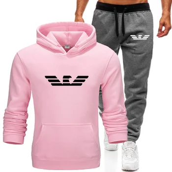 New sportswear autumn and winter polar fleece hoodie suit men's sportswear casual sports hoodie + sweatpants running clothes men
New sportswear autumn and winter polar fleece hoodie suit men's sportswear casual sports hoodie + sweatpants running clothes men