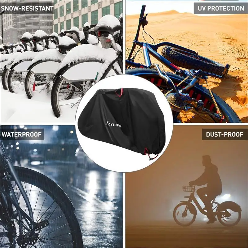 Funda de bicicleta para 1 bicicleta, funda de bicicleta impermeable anti  polvo, lluvia, protección UV para bicicleta de montaña/bicicleta de  carretera
