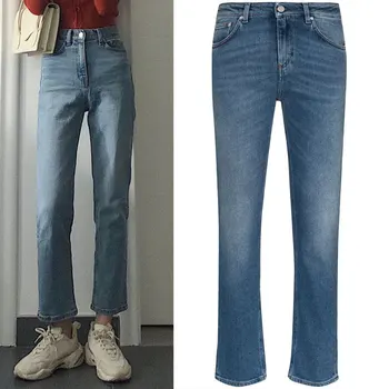 Straight slim women's jeans cotton Comfortable and breathable lady ankle-length jeans 2020 new
Straight slim women's jeans cotton Comfortable and breathable lady ankle-length jeans 2020 new