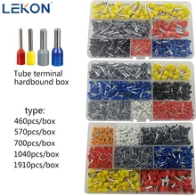 Box-packed Tubular Terminal Various Styles Electrical Wiring Connector Crimping Insulated Tube Terminals Set Suit
Box-packed Tubular Terminal Various Styles Electrical Wiring Connector Crimping Insulated Tube Terminals Set Suit