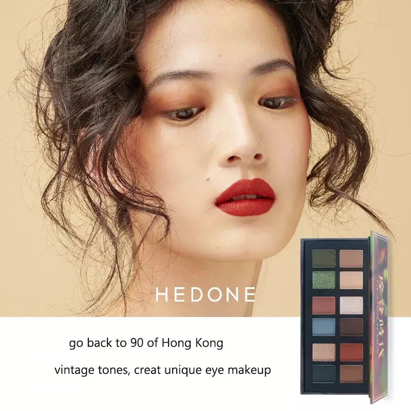 HEDONE Eyeshadow Palette 12 Colors 1986 Retro Hong Kong Style Modern Era Earth Color Matte Shimmer Eyeshadow Beauty Cosmetics
HEDONE Eyeshadow Palette 12 Colors 1986 Retro Hong Kong Style Modern Era Earth Color Matte Shimmer Eyeshadow Beauty Cosmetics