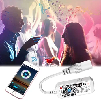 DC5V 12V 24V RGB Led Wifi mini Controller For RGB RGBW LED Strip Bluetooth WiFi LED controller led strip Magic Home tools
DC5V 12V 24V RGB Led Wifi mini Controller For RGB RGBW LED Strip Bluetooth WiFi LED controller led strip Magic Home tools