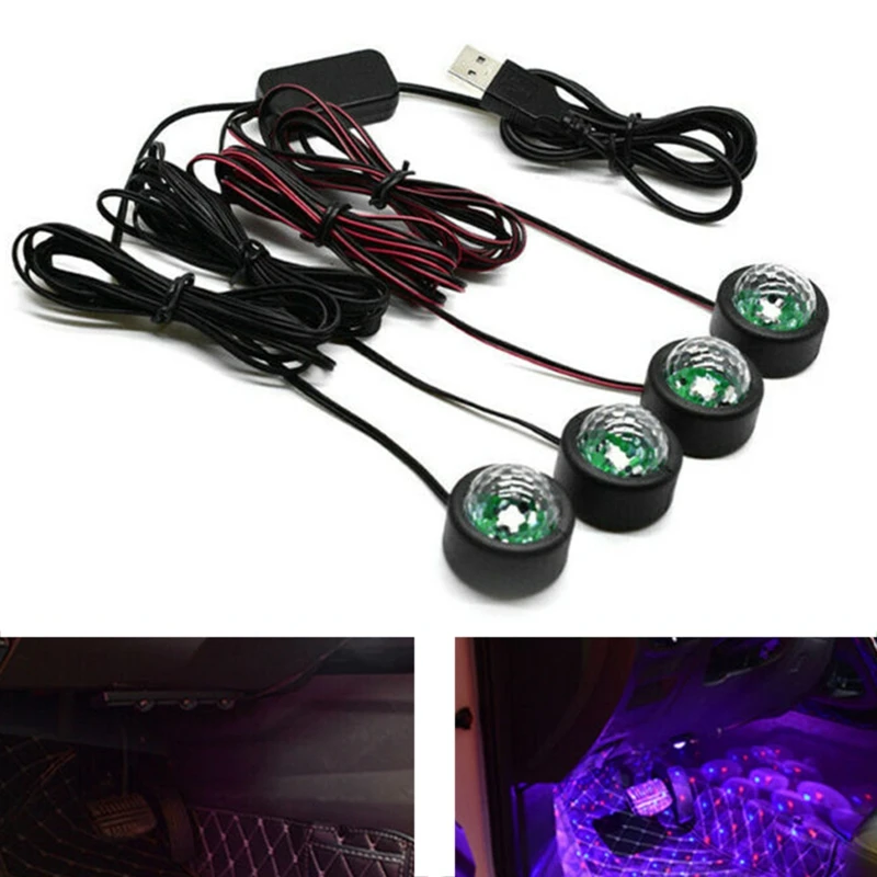 Lcyonger Universal 1PCS LED Car Interior Atmosphere Star Sound Control Light Strip Control Floor Decor Light Atmosphere Lamp
Lcyonger Universal 1PCS LED Car Interior Atmosphere Star Sound Control Light Strip Control Floor Decor Light Atmosphere Lamp