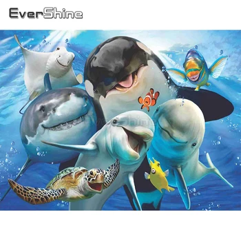 EverShine Diamond Painting Full Square Animals Diamond Embroidery Dolphin Cross Stitch Sale Rhinestones Art Hobby Home Decor
EverShine Diamond Painting Full Square Animals Diamond Embroidery Dolphin Cross Stitch Sale Rhinestones Art Hobby Home Decor