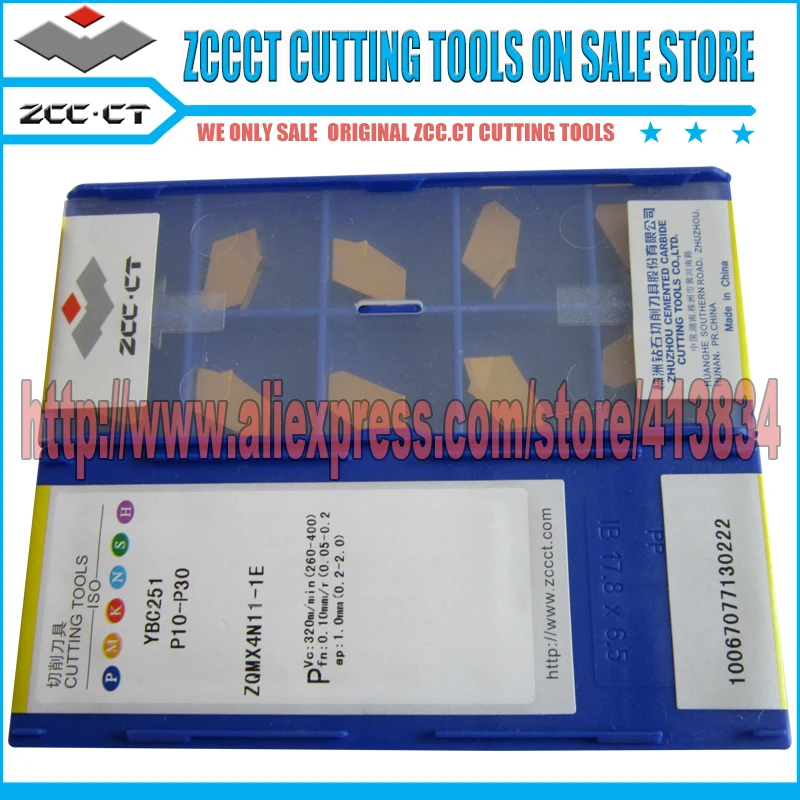10pcs ZQMX4N11-1E YBC251 4mm ZCCCT cutter Cemented Carbide Cutter Turning tools Carbide parting inserts
10pcs ZQMX4N11-1E YBC251 4mm ZCCCT cutter Cemented Carbide Cutter Turning tools Carbide parting inserts
