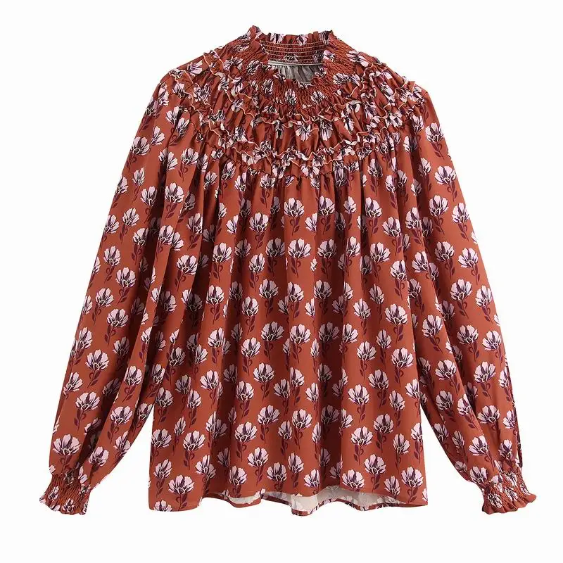 Loose Shirt Women Blouse Spring 2020 New Clothing Vintage Prints Floral Shirt Modern Lady Plus Size Pullover Shirts
Loose Shirt Women Blouse Spring 2020 New Clothing Vintage Prints Floral Shirt Modern Lady Plus Size Pullover Shirts