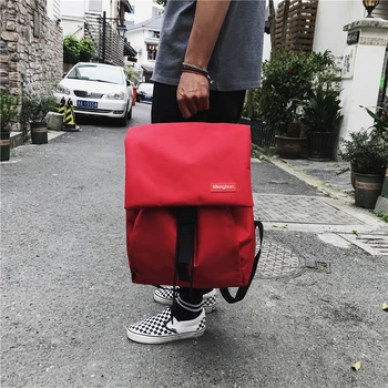 Backpack female student Korean version of Drawstring with cover backpack computer bag canvas leisure travel bag men's trend
Backpack female student Korean version of Drawstring with cover backpack computer bag canvas leisure travel bag men's trend