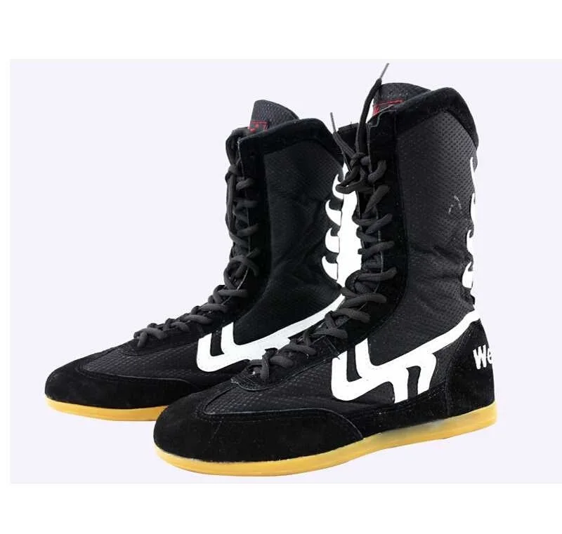 Description Picture 6 of itemIndoor Men Professional Boxing Wrestling Fighting Weightlift Shoes Women Soft Bottom Wearable Training Boxing Fighting Boots