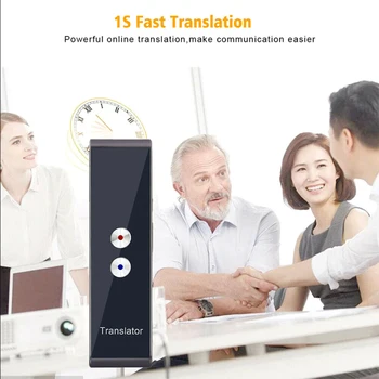 T8 Portable Mini Wireless Smart Translator 40 Languages Two-Way Real Time Instant Voice Translator APP Bluetooth Multi-Language
T8 Portable Mini Wireless Smart Translator 40 Languages Two-Way Real Time Instant Voice Translator APP Bluetooth Multi-Language