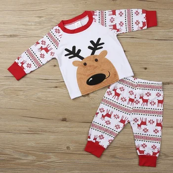 Autumn Winter Kids Clothing Set Cotton Cartoon Long Sleeve Top And Pants Unisex Christmas Clothes Suit Children Outfits 2pcs
Autumn Winter Kids Clothing Set Cotton Cartoon Long Sleeve Top And Pants Unisex Christmas Clothes Suit Children Outfits 2pcs