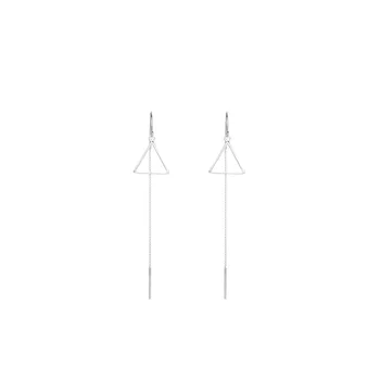 S925 Sterling Silver Triangle Long Earrings Geometric Creative Earrings Korean Simple Personality Earrings Earrings
S925 Sterling Silver Triangle Long Earrings Geometric Creative Earrings Korean Simple Personality Earrings Earrings
