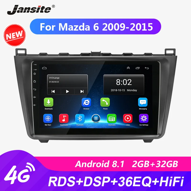 Jansite R9 9" RDS DSP Android Car Radio For Mazda 6 2009-2015 Touch screen player GPS Navigation HIFI autoradio video with frame
Jansite R9 9" RDS DSP Android Car Radio For Mazda 6 2009-2015 Touch screen player GPS Navigation HIFI autoradio video with frame