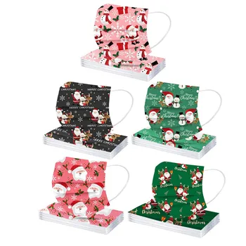Disposable Unisex Printed Christmas Soft Masks For Adults 3-layer Masks Christmas Mask New Year Gift Reusable Mascarilla #GM
Disposable Unisex Printed Christmas Soft Masks For Adults 3-layer Masks Christmas Mask New Year Gift Reusable Mascarilla #GM