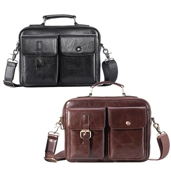 PI UNCLE Leather Men's Large-Capacity Messenger Bag Briefcase Multi-Function Shoulder Messenger Handbag
PI UNCLE Leather Men's Large-Capacity Messenger Bag Briefcase Multi-Function Shoulder Messenger Handbag