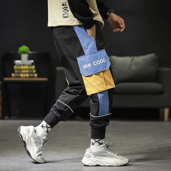 Spring Men Splice Color Cargo Pants Male Streetwear Hip Hop Loose Casual Harem Trousers Pantalon Hombre Jogger Pants Sweatpants
Spring Men Splice Color Cargo Pants Male Streetwear Hip Hop Loose Casual Harem Trousers Pantalon Hombre Jogger Pants Sweatpants