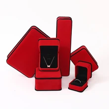 Flannel Jewelry Box Earring Ring Box Necklace Organizer Box Red Pendant Box Wedding Engagement Gift Package Box For Display
Flannel Jewelry Box Earring Ring Box Necklace Organizer Box Red Pendant Box Wedding Engagement Gift Package Box For Display