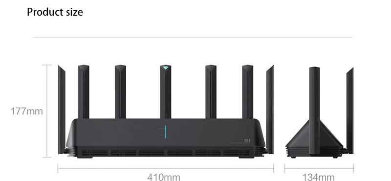 Xiaomi AX3600 AIoT Router Wifi 6 Dual-Band 2976Mbs Gigabit Rate WPA3 Security Encryption Mesh Wifi External Signal Amplifier
Xiaomi AX3600 AIoT Router Wifi 6 Dual-Band 2976Mbs Gigabit Rate WPA3 Security Encryption Mesh Wifi External Signal Amplifier