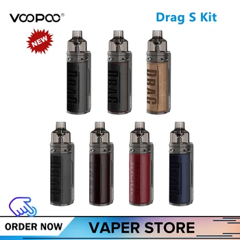 Original VOOPOO Drag S Pod Kit 60W Output 2500mAh Built-in Battery Fit for PnP-VM1/VM5 Coil with 4.5ml Cartridge E Cigarette
Original VOOPOO Drag S Pod Kit 60W Output 2500mAh Built-in Battery Fit for PnP-VM1/VM5 Coil with 4.5ml Cartridge E Cigarette