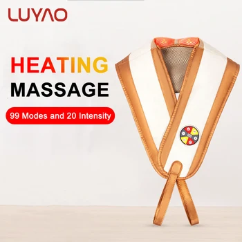 LUYAO Electric Deep Tapping Heating Massager Beat Neck Shoulder Massage Shawl with 99 Modes 20 Intensity
LUYAO Electric Deep Tapping Heating Massager Beat Neck Shoulder Massage Shawl with 99 Modes 20 Intensity