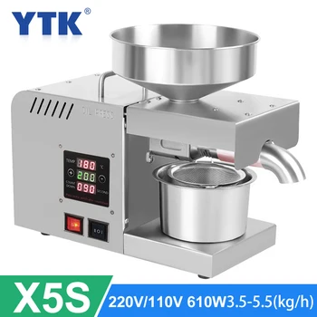 X5S Household Stainless Steel Automatic Oil Press Peanut Sesame Olive Oil Press Temperature Control
X5S Household Stainless Steel Automatic Oil Press Peanut Sesame Olive Oil Press Temperature Control