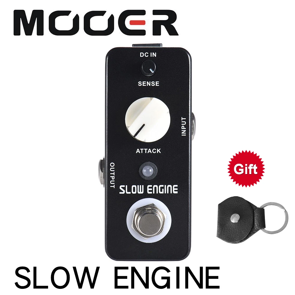 

MOOER SLOW ENGINE Slow Motion Guitar Effect Pedal True Bypass Full Metal Shell With true bypass footswitch LED indicator light