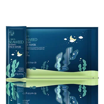 Seaweed Moisturizing Sleeping Face Mask Anti Wrinkle Night Facial Packs Dark Circle Moisturize Anti-Aging Skin Care TSLM1
Seaweed Moisturizing Sleeping Face Mask Anti Wrinkle Night Facial Packs Dark Circle Moisturize Anti-Aging Skin Care TSLM1